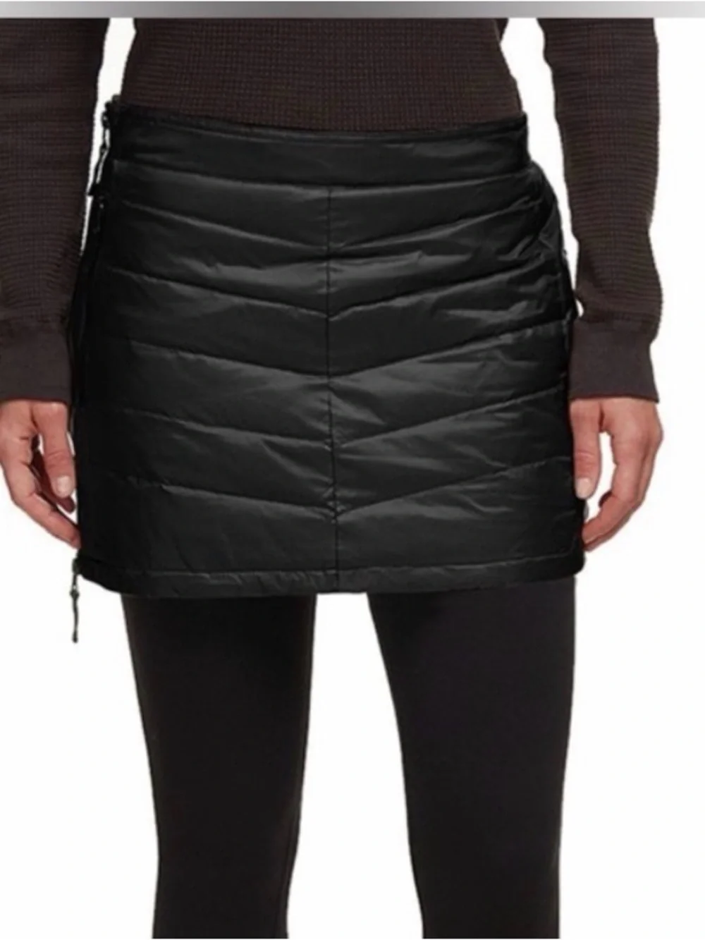 Skhoop Women’s Quilted Duck Down Insulated Skirt Size Large